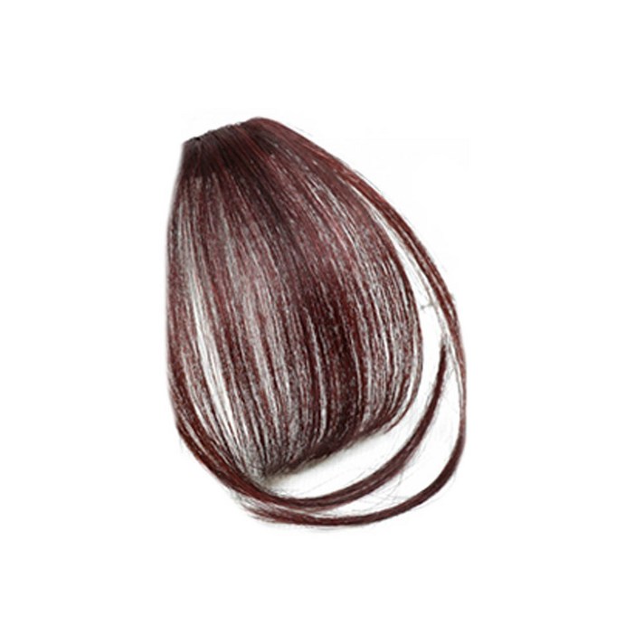 가발위드 인조모 앞머리 가발 테일형, 다크 브라운, 1개