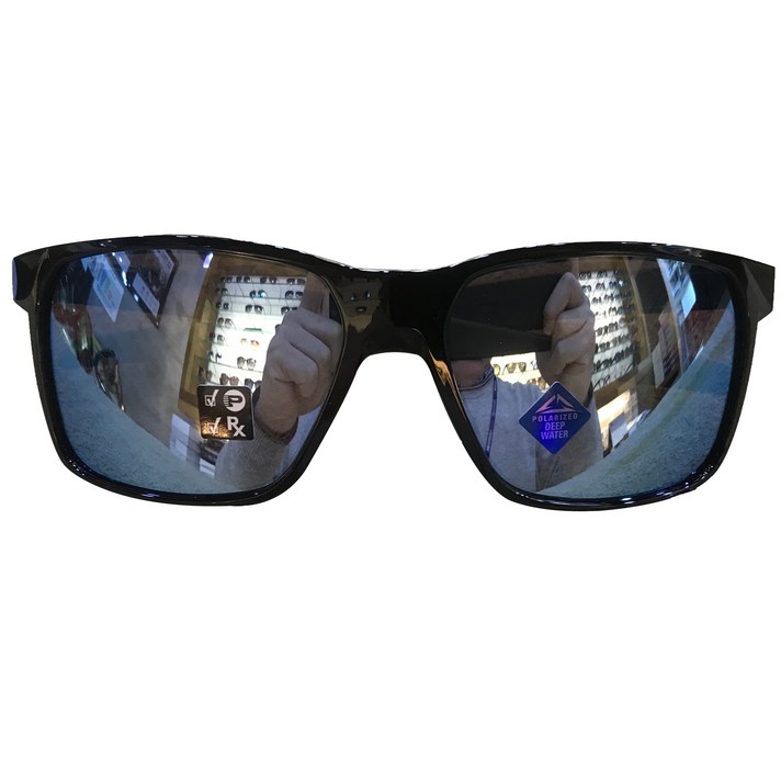 오클리 룩소티카 포탈엑스 딥워터 편광 선글라스 OO9460-0459, 블랙 + 딥워터