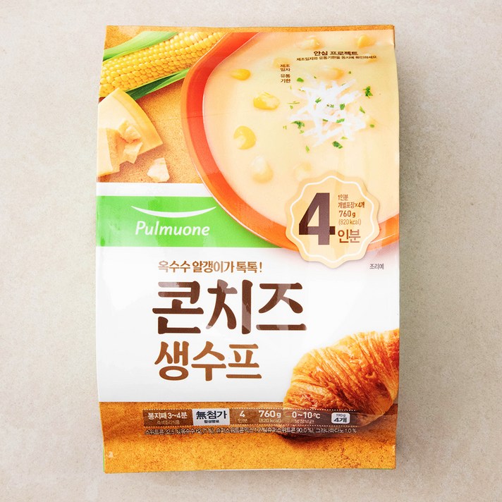 생가득 콘치즈 수프, 760g, 1개