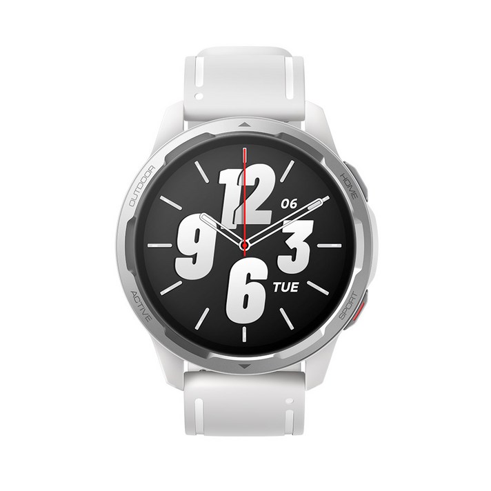 [쿠팡수입] 샤오미 46.5mm 액티브 스마트워치 S1 3.63cm GPS, 문 화이트
