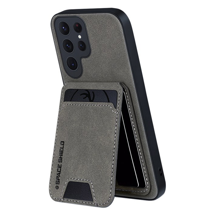 스페이스쉴드 슬림핏 웰렛 지갑 카드 4장 수납 스탠드 휴대폰 케이스