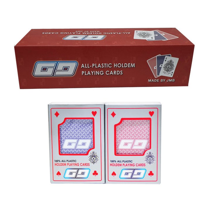 후니갬블 GG 홀덤 전용 트럼프카드 12p, 실버케이스