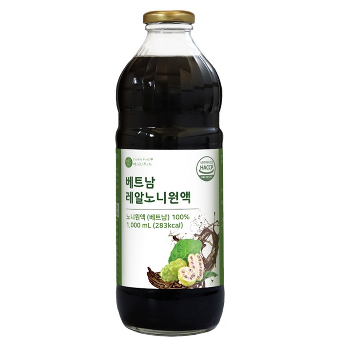 바로푸드 베트남 레알노니원액, 1L, 1개