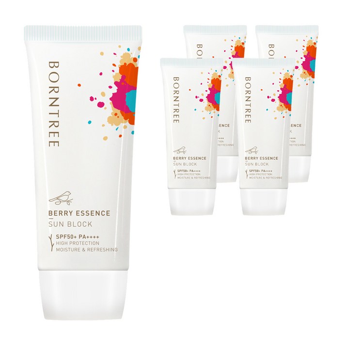 본트리 베리 에센스 선블럭 SPF 50+ PA++++ 50ml 5개