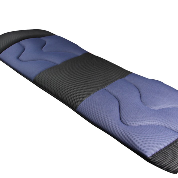 노블엔젤 레드라인 와이드컴포트 차량용 3인 방석 사계절, 네이비, 1개