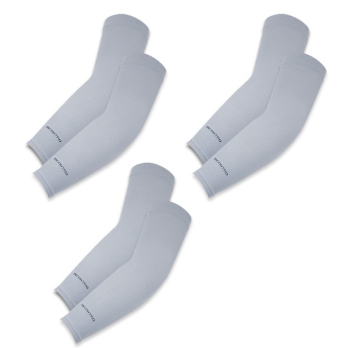 인콘트로 아쿠아 클래식 토시 2p x 3개, 회색