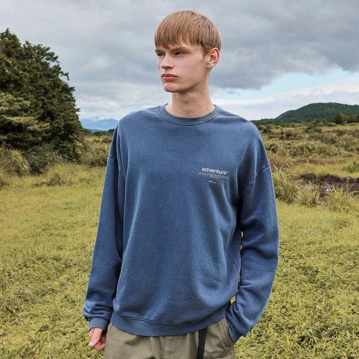 플루크 어드벤쳐 폰트 피그먼트 맨투맨 FMT739