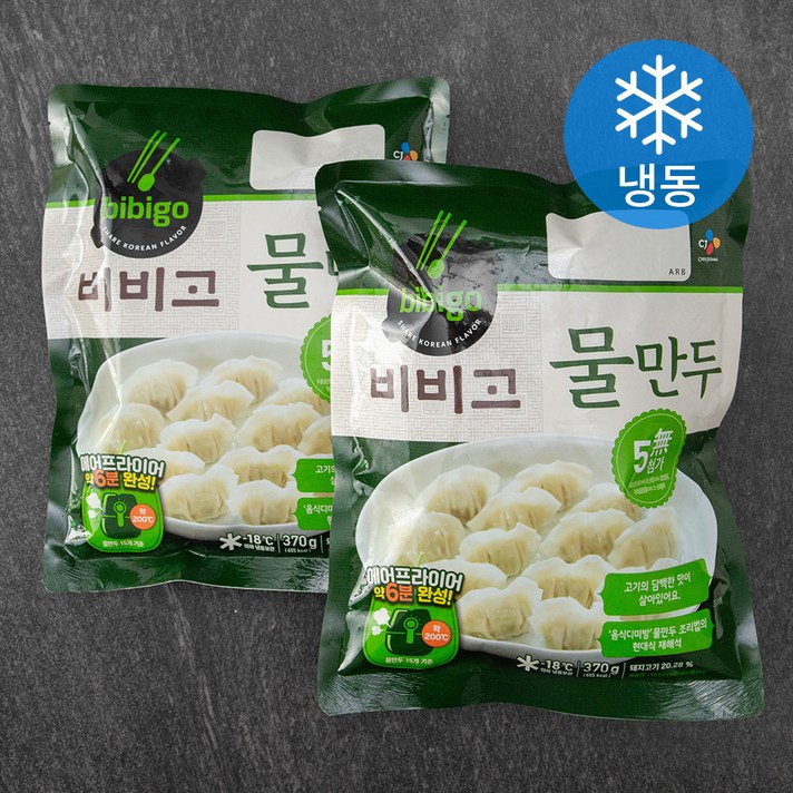 비비고 물만두 (냉동), 370g, 2개입