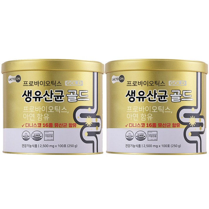  서울약사신협 프로바이오틱스 생유산균 골드, 250g, 2개 