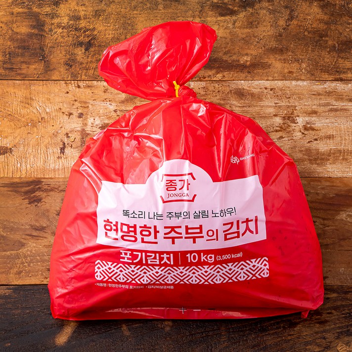 
                                                        종가 현명한 주부의 포기김치, 10kg, 1개
                                                    