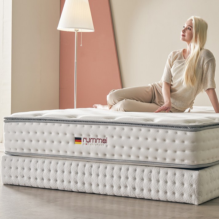  럼멜 R-3000 수입 독립 포켓 스프링 침대 호텔 매트리스 양면 두께 300mm 방문설치, 30cm 