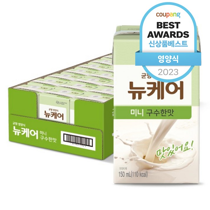  뉴케어 미니 구수한맛 영양식, 150ml, 24개 