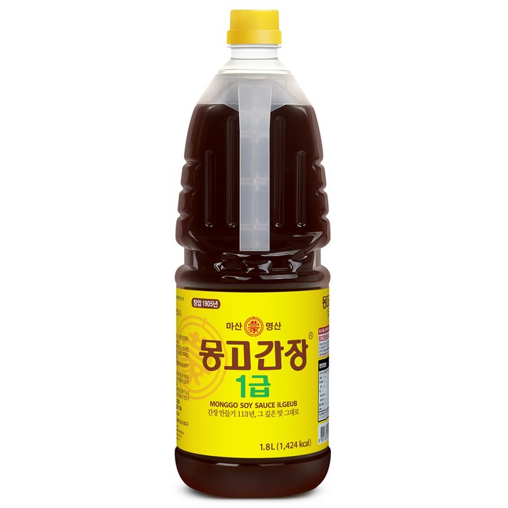 [몽고식품] 1급간장, 1.8L, 1개