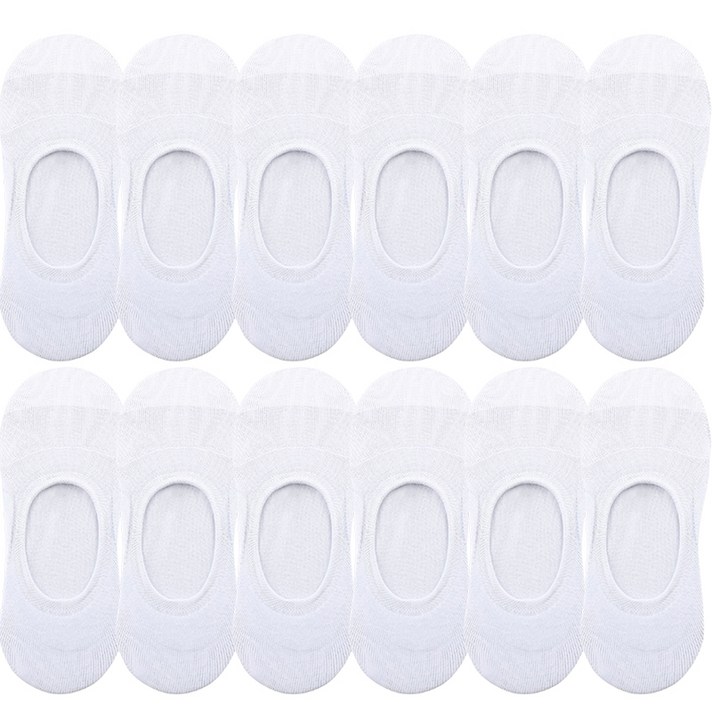 두발로 남성용 앞꿈치보강 페이크삭스 실속형 12p