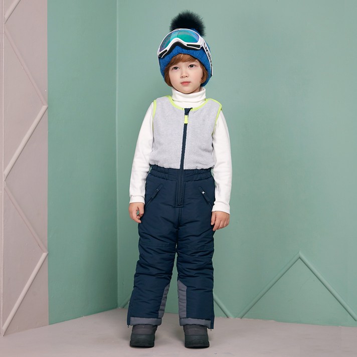 마리앤모리 아동용 후리스 콤비 스키 팬츠