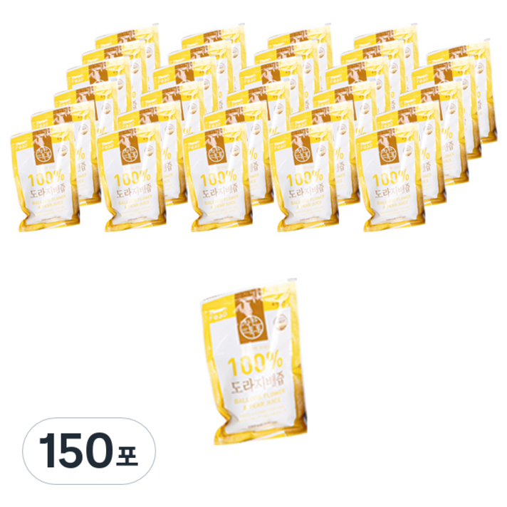  착한톡톡 100% 도라지배즙, 100ml, 150개 