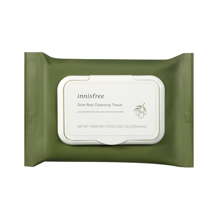 이니스프리 올리브 리얼 클렌징 티슈, 30매, 1개