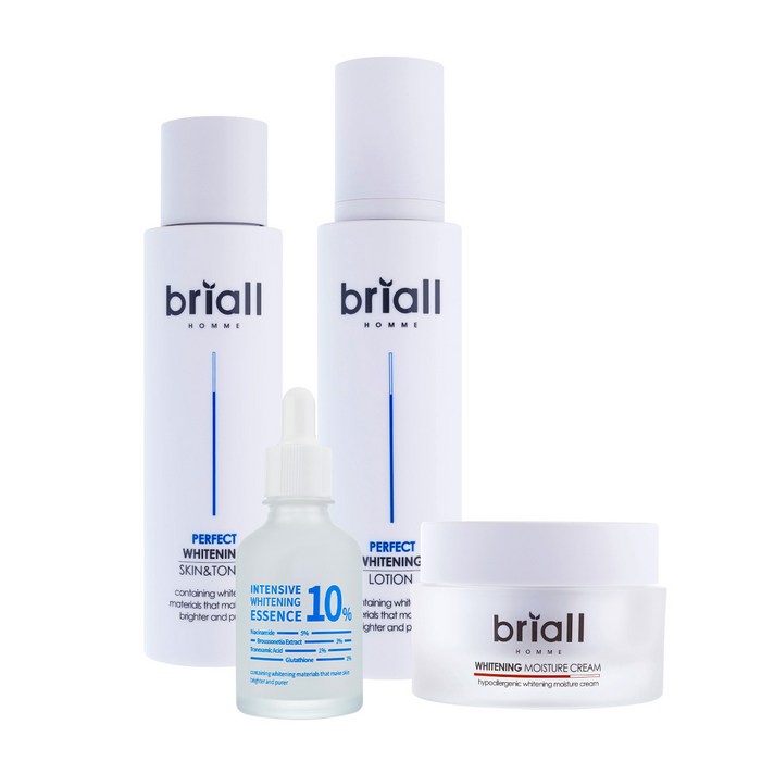 브리올옴므 남성 중건성 수분촉촉 스킨토너 120ml + 로션 120ml + 수분크림 50ml + 에센스 50ml 세트, 1세트