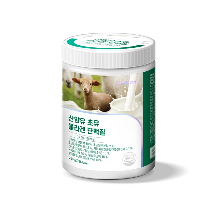 퍼펙토 산양유 초유 콜라겐 단백질, 1개입, 250g