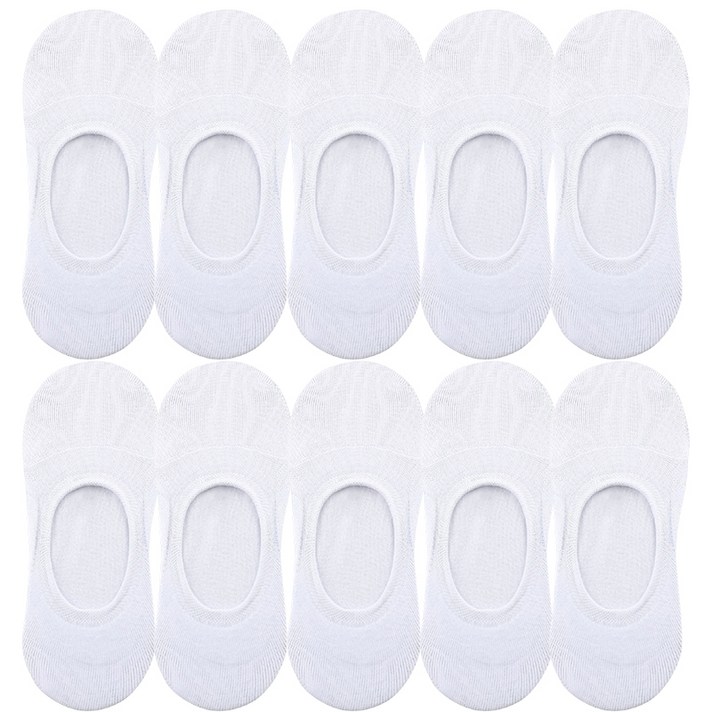 두발로 여성용 안벗겨짐 자물쇠 페이크양말 고급형 10켤레