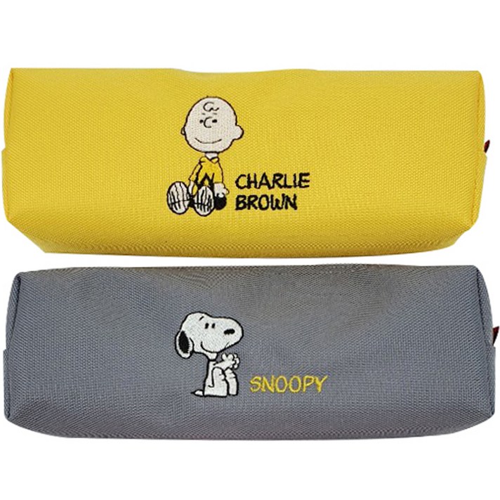 
                                                        피너츠 스누피 자수필통 중 노랑 + 랜덤 발송, 혼합 색상, 1세트
                                                    