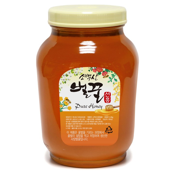 소백산 선흥 사양 벌꿀, 2.4kg, 1개