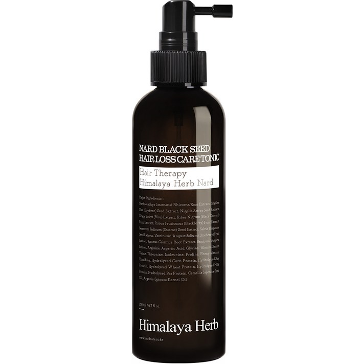 나드 블랙시드 탈모케어 헤어토닉, 200ml, 1개