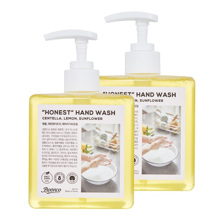 분코 어니스트 핸드워시 세제, 400ml, 2개