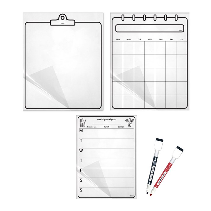 핀스 메모시트 스타터팩 세트 투명