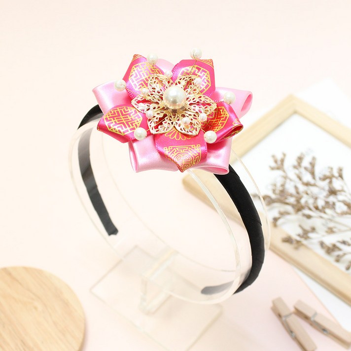 유월 떨잠 머리띠