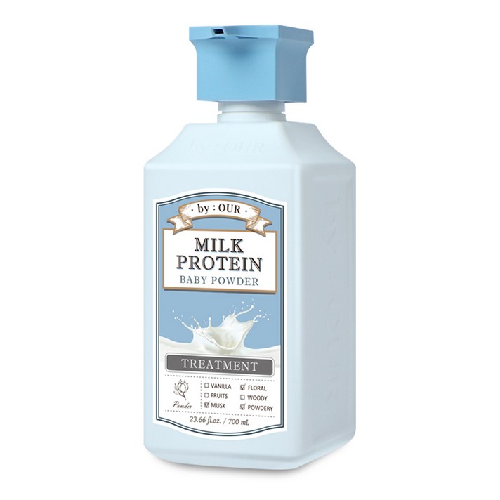 바이아우어 밀크프로틴 손상모 트리트먼트 베이비파우더향, 1개