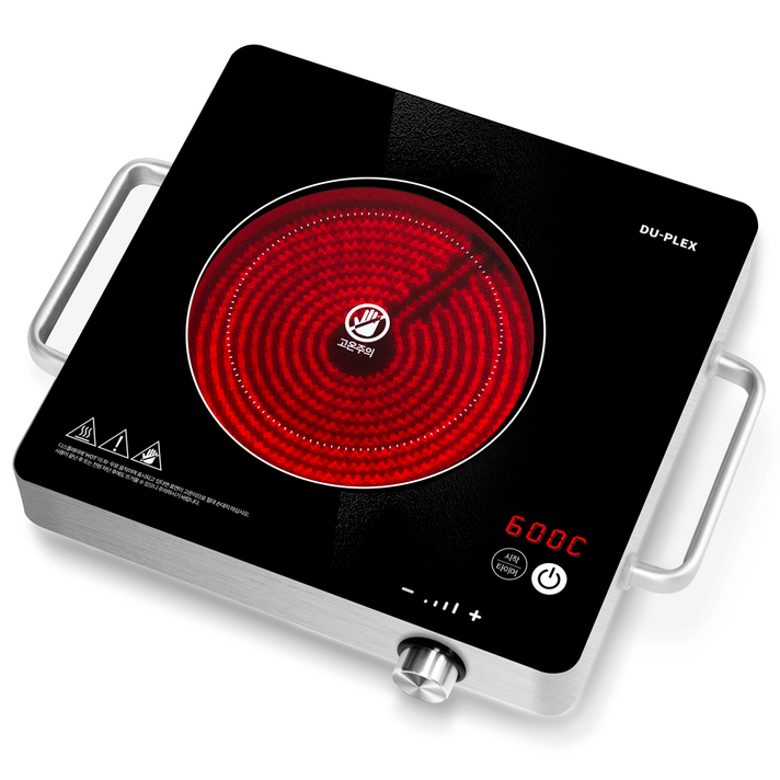 
                                                        듀플렉스 쉐프리 하이라이트 전기레인지 2200W 1구, DP-1803HL, 일반형
                                                    