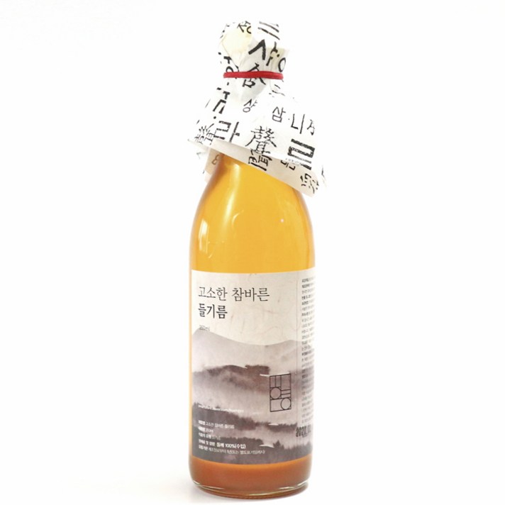 향유 고소한 참바른 들기름, 350ml, 1개