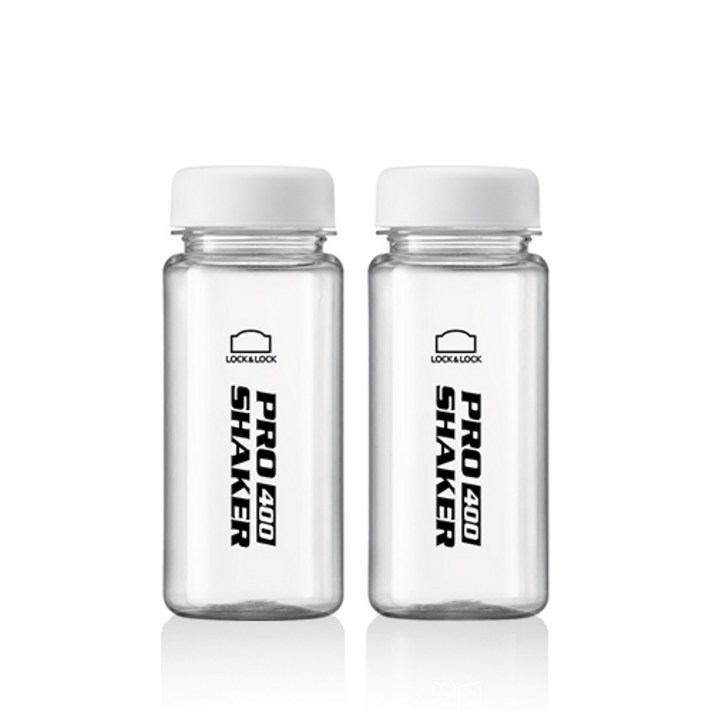 프로쉐이커 트라이탄 보틀 2p, 클리어화이트, 400ml