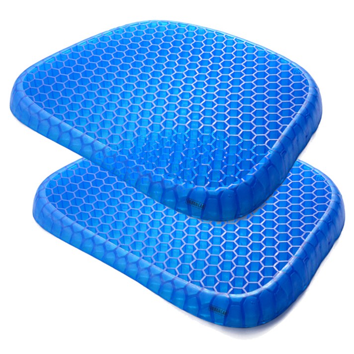 어반카 차량용 벌집 아이스 쿠션, 블루, 2개