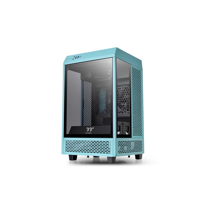 써멀테이크 미니타워 itx Tower 100 Turquoise Mint