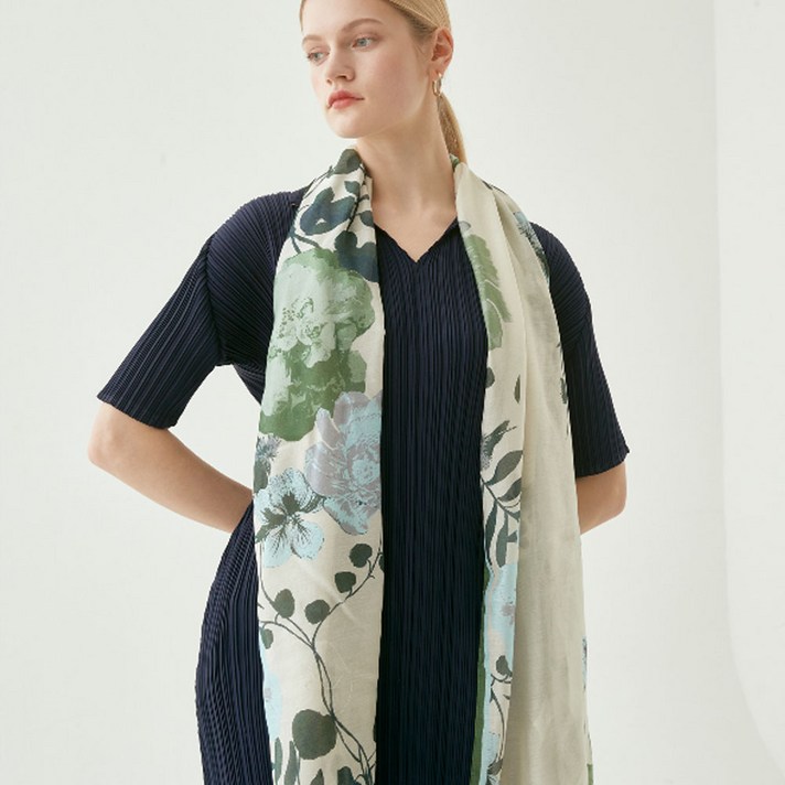 닥스 레이디스 플라워 레이온 소재 스카프 DLSC1B401E2