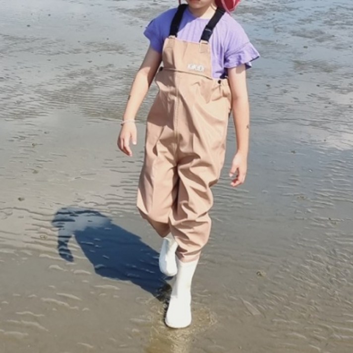 키키디 모래놀이 갯벌체험 아동용 가슴장화, 250