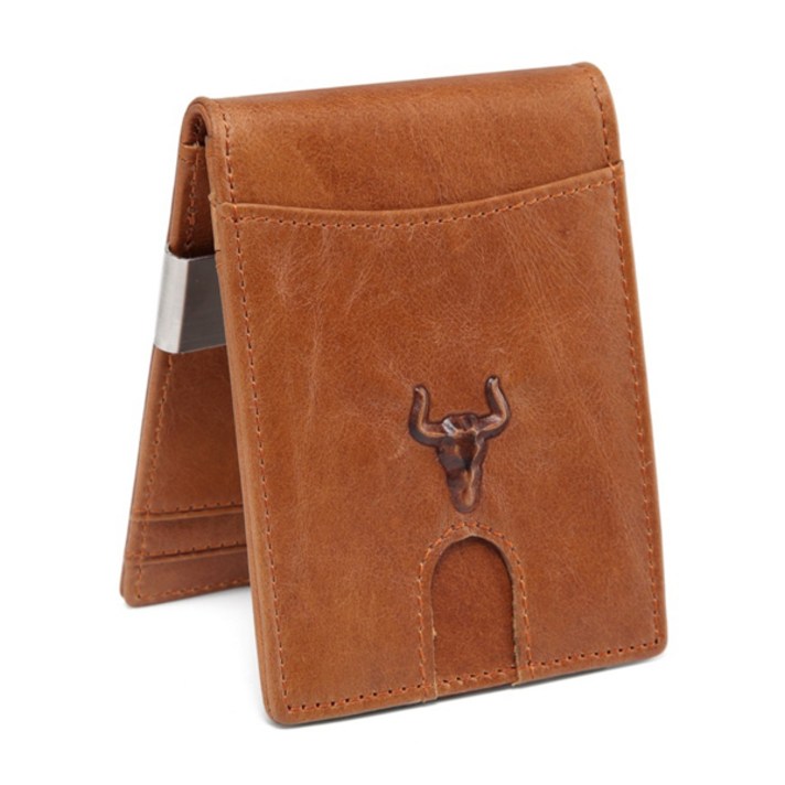 카우 심플 카드 남성 반지갑 A_RD_1474