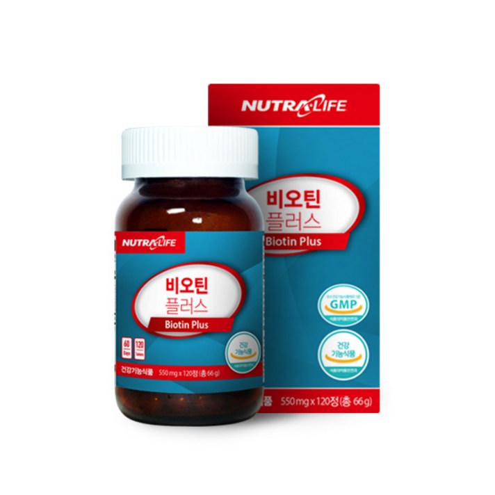 뉴트라라이프 비오틴 플러스, 120정, 1개