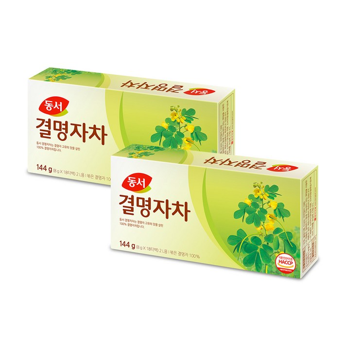 동서 결명자차, 144g, 2개