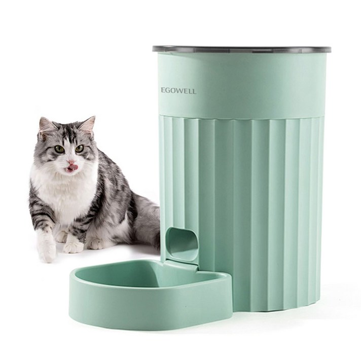이고웰 고양이 강아지 자동급식기 1350g, 민트, 3L