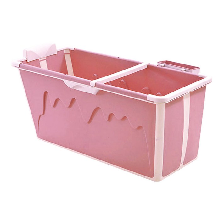 에이치앤아이 박스형 접이식 반신욕조SM 중형 SM-105, 핑크(SM-105PK), 1개