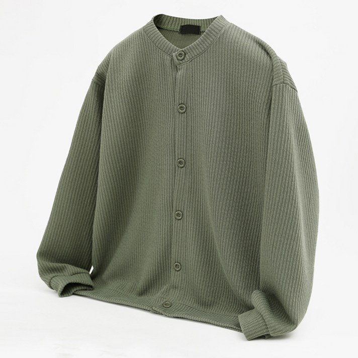 해리슨 남성용 오버핏 클래식 U넥 코듀로이 가디건 HA1001 MMO1001