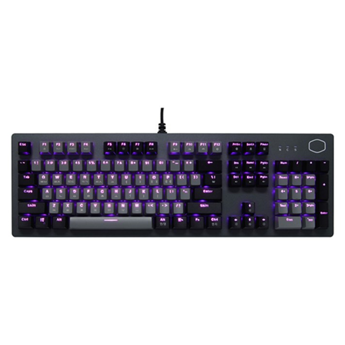 쿨러마스터 CK352 Gaming Mechanical Keyboard, 스페이스 그레이(갈축), 일반형
