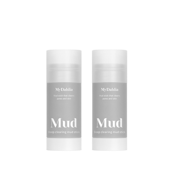 마이달리아 딥 클리어링 머드 스틱 워시오프 팩 20g, 2개, 1개입