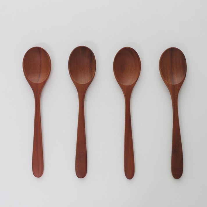 클라인 장미목 우동 앤 죽 스푼 4세트, 4개