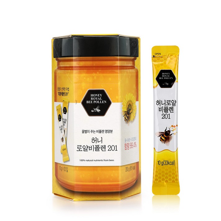 허니 로얄 비폴렌 201 20p, 200g, 1개