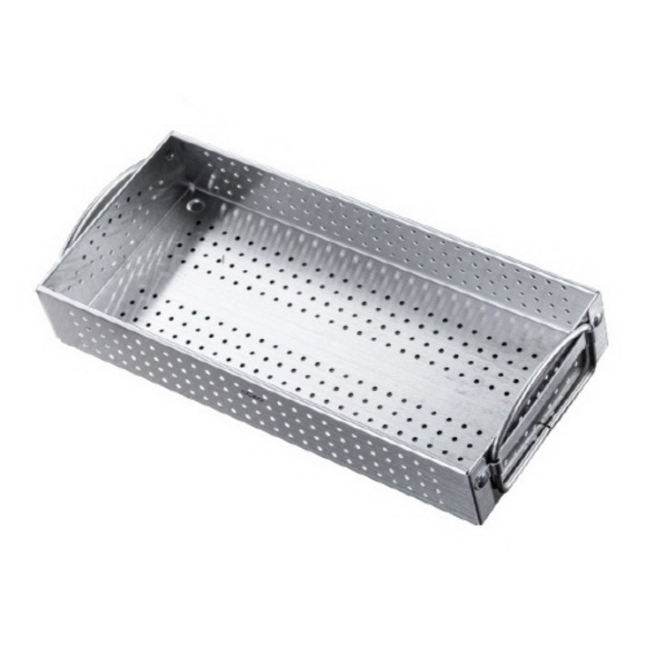 편스토어 CCKO 타공 스텐 수저통 대, 실버, 1개