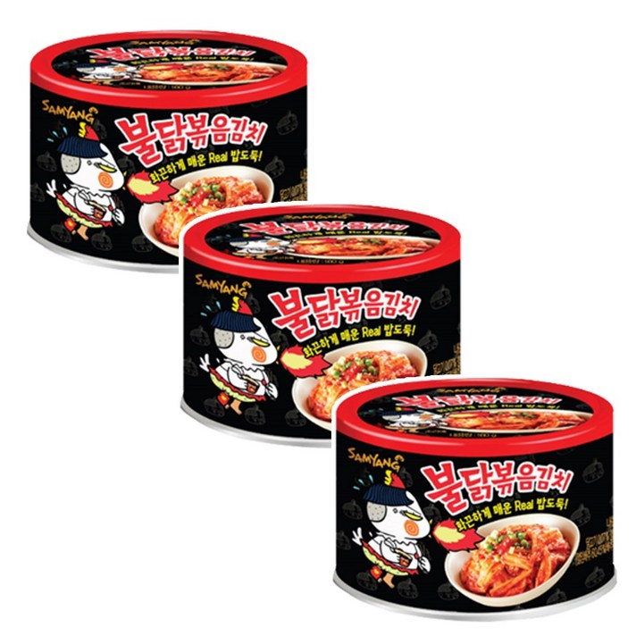 [삼양] 불닭볶음김치 160g, 3개